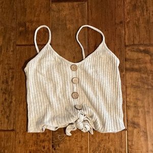 cute off white tank